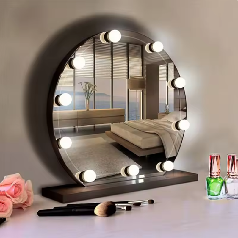Desk Setup Lamp - Lámpara de Maquillaje Hollywood con Espejo