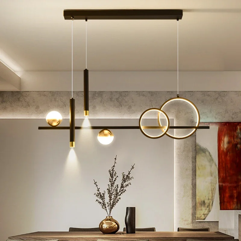 Desk Setup Minimalist - Luces de techo minimalistas modernas para