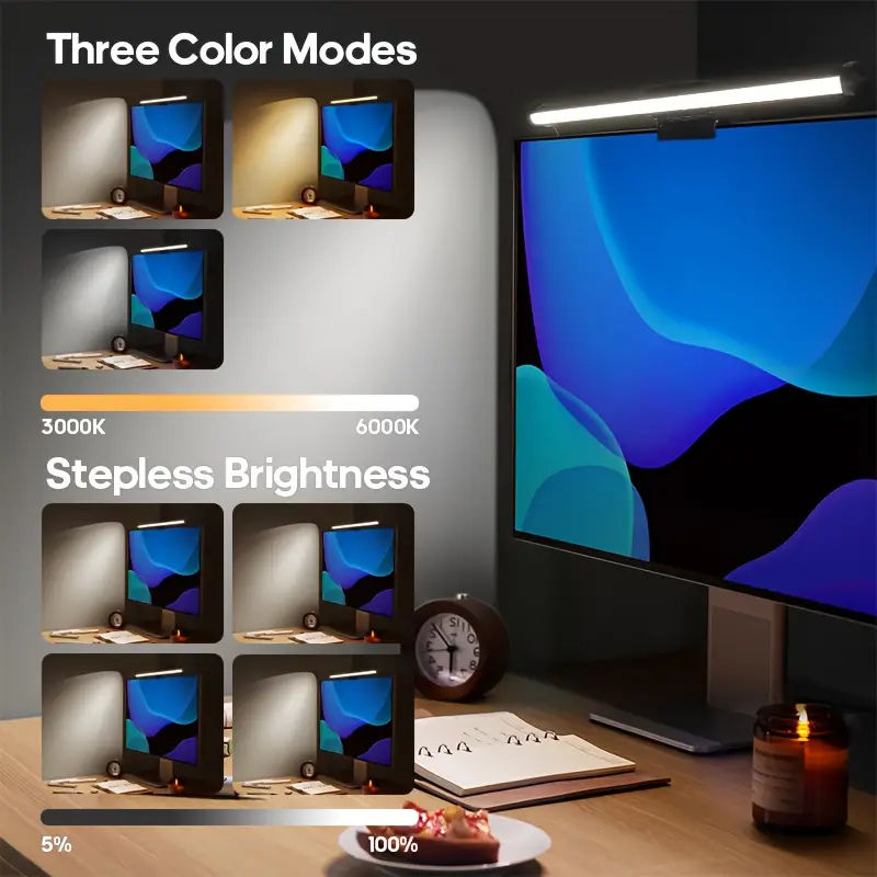 Lámpara LED USB para Escritori - Desk Setup Lamp reseña y precio