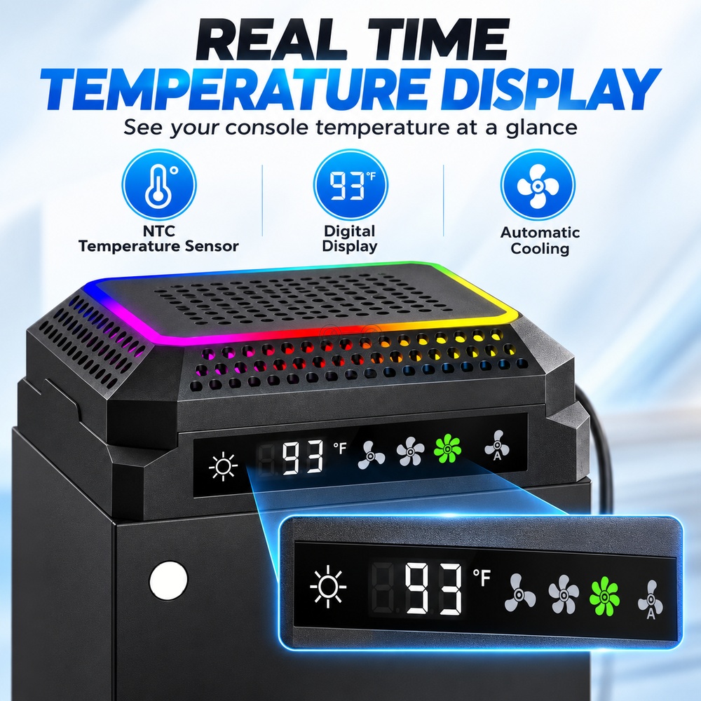 Ventilador de refrigeración au - Desk Setup Xbox reseña y precio