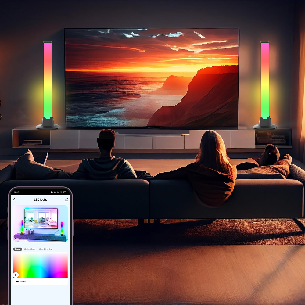 Barra de luces LED RGB intelig - Desk Setup With Tv reseña y precio