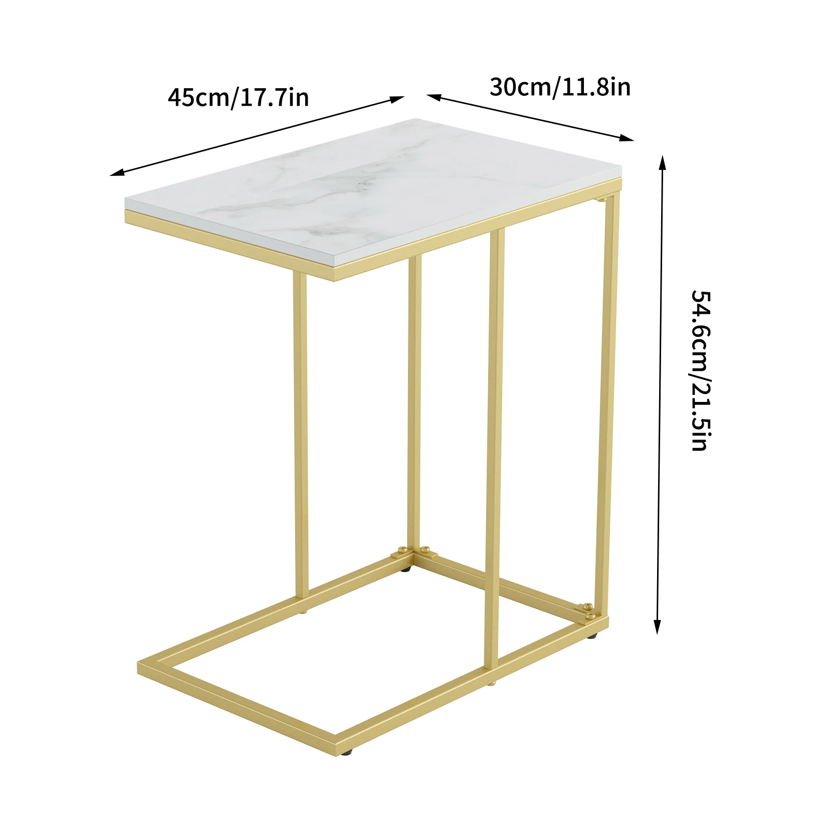 Mesa auxiliar de mármol, sofá  - Desk Setup Minimalist reseña y precio